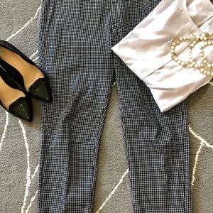 check print Sloan fit banana republic ankle pant
